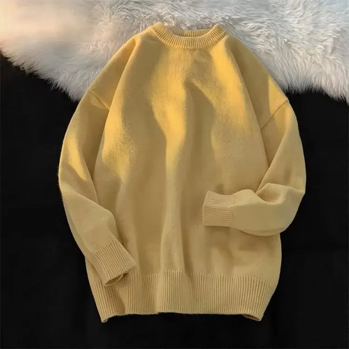Round Neck Knitted Sweater