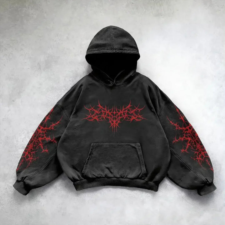 Starburst Spray Zip Hoodie