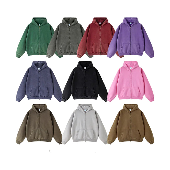 Minimalist Core Zip Hoodie