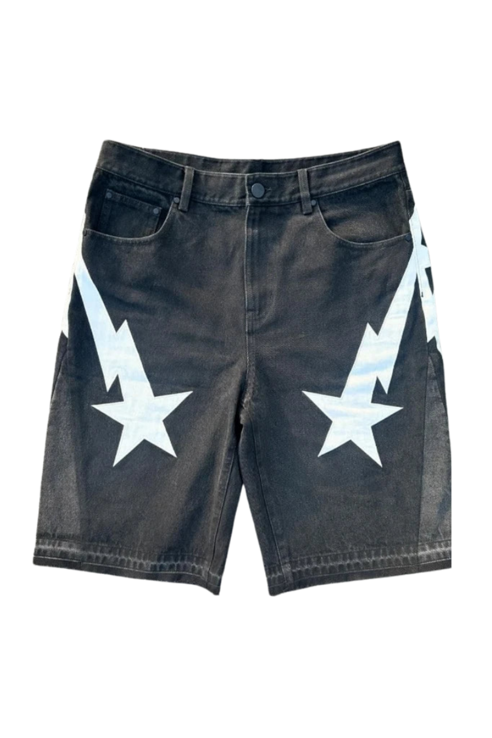 Star Denim Shorts