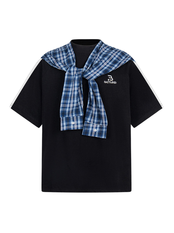 Battlekid Plaid Accent Shirt