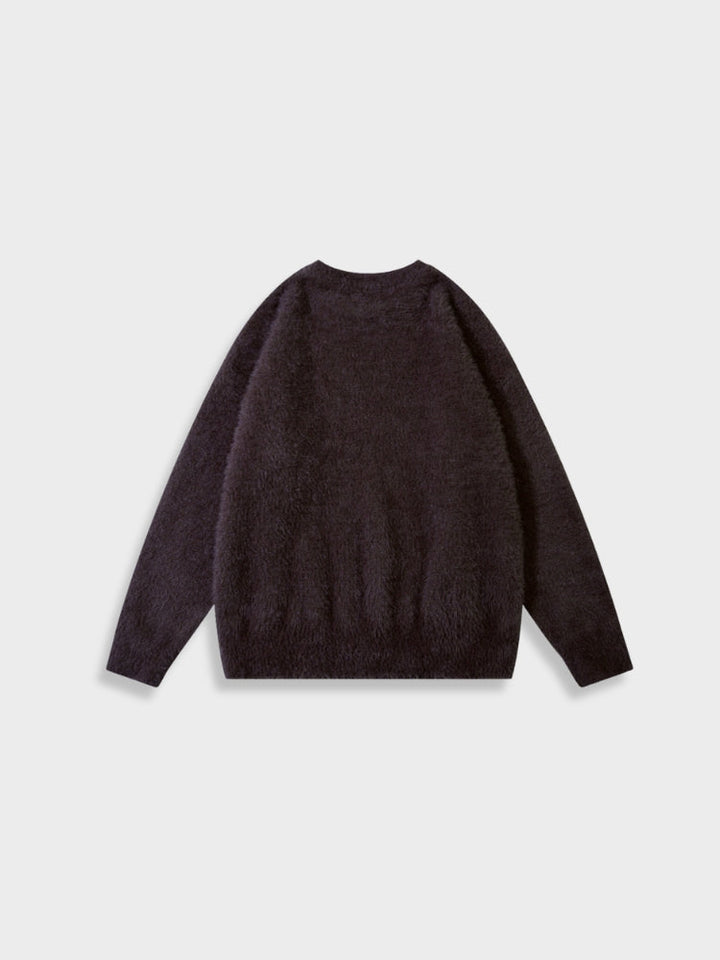 Barbed Wire Graphic Knit Sweater