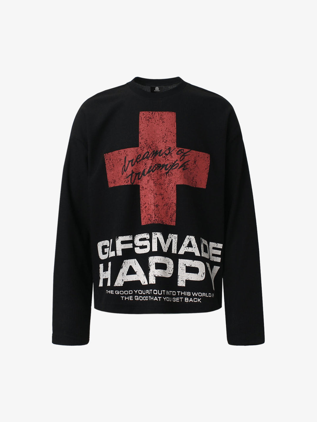 Glfsmade Happy Cross Long Sleeve