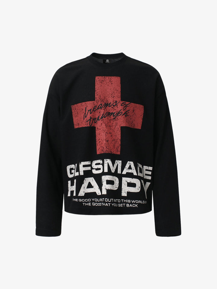 Glfsmade Happy Cross Long Sleeve