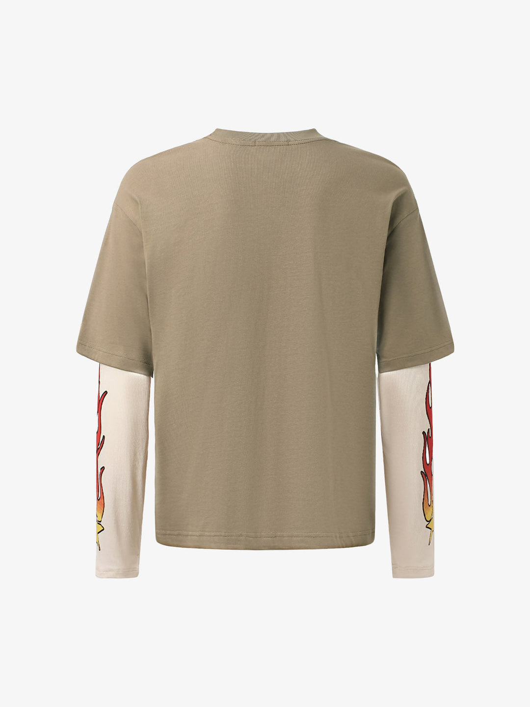 Glfsmade Flame Gradient Letter Long Sleeve