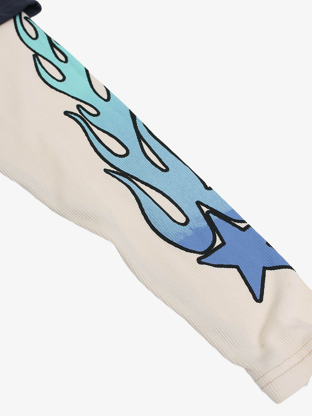 Glfsmade Flame Gradient Letter Long Sleeve