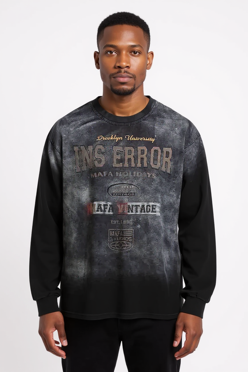 Ins Error Vintage Long Sleeve