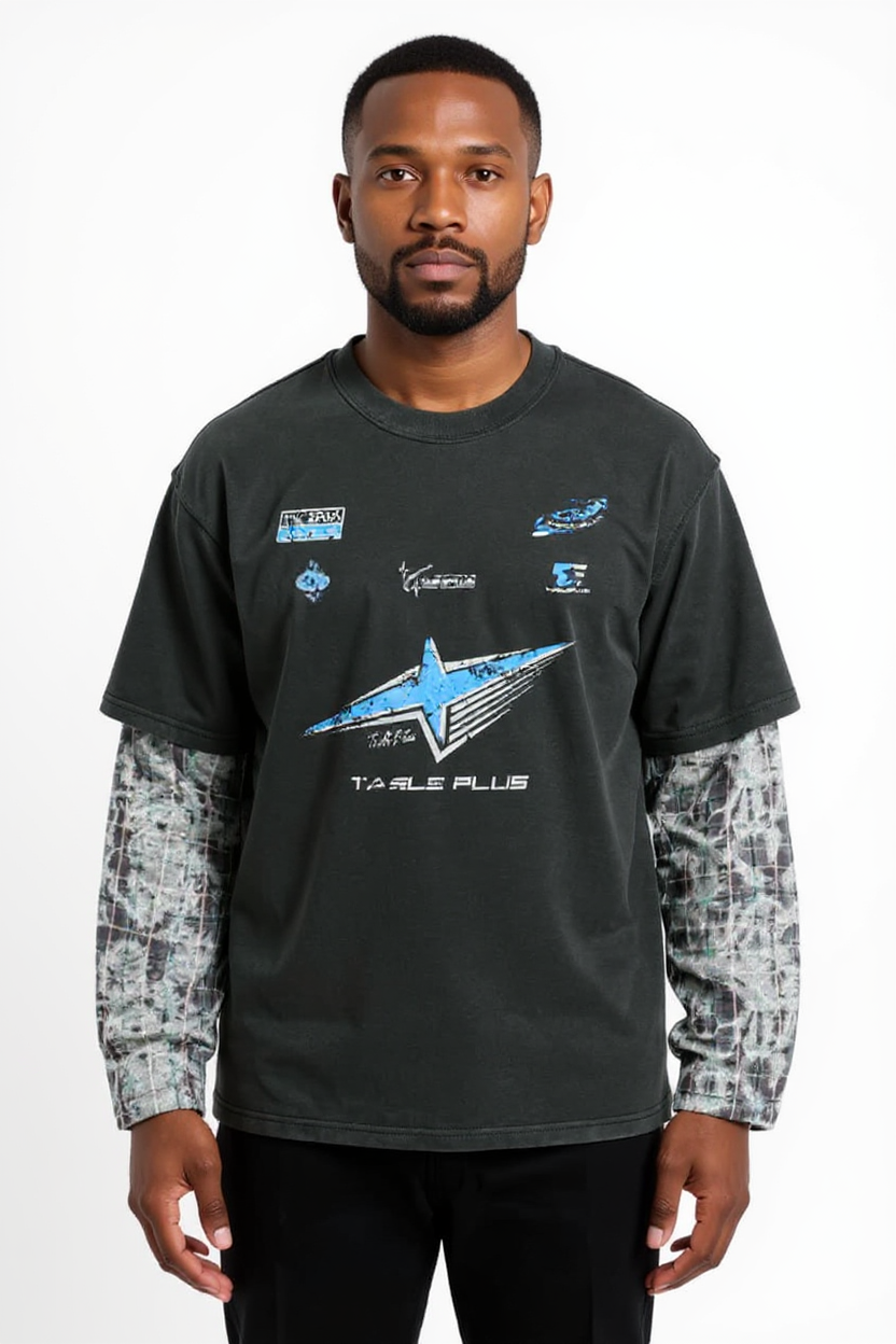 Taele Plus Layered Long Sleeve