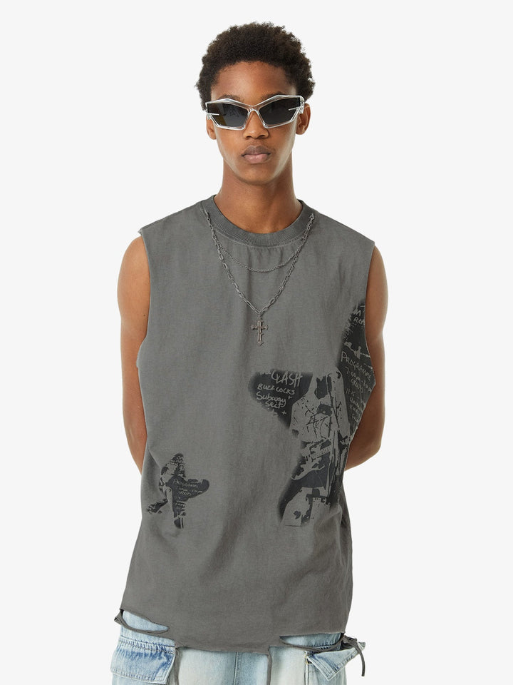 The Clash Graphic Sleeveless Top