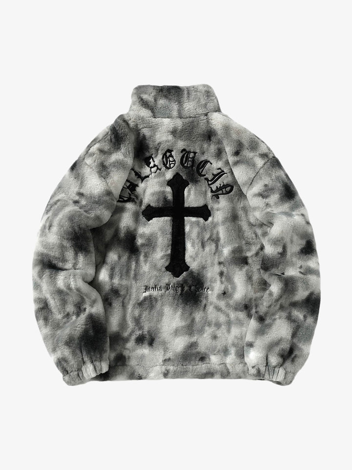 Lambswool Tie-Dye Urban Jacket