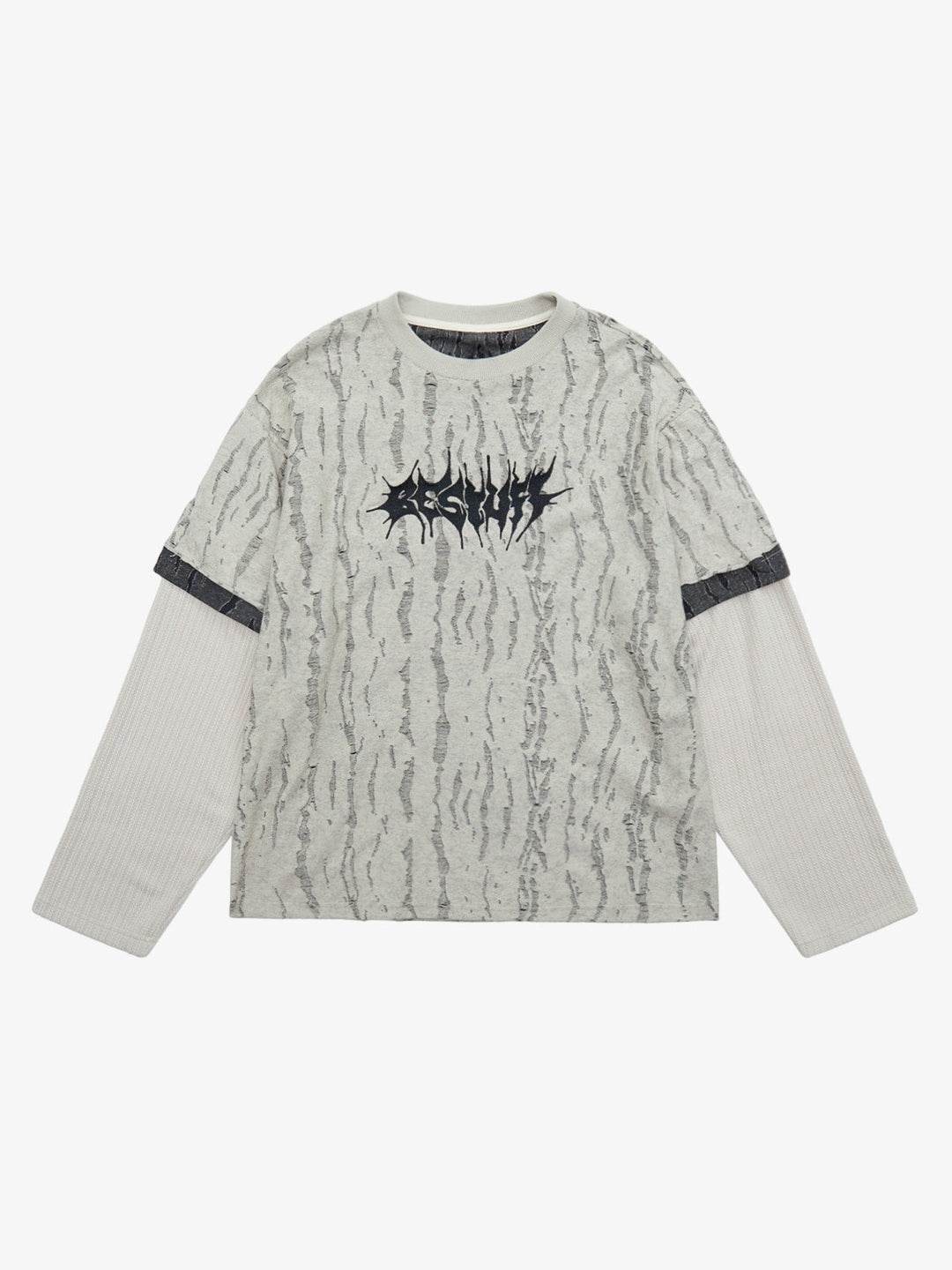 Distressed Layered Long Sleeve