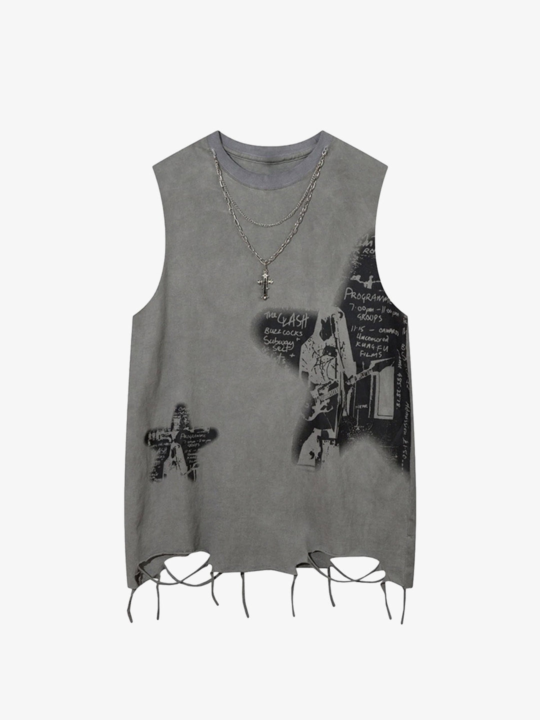 The Clash Graphic Sleeveless Top