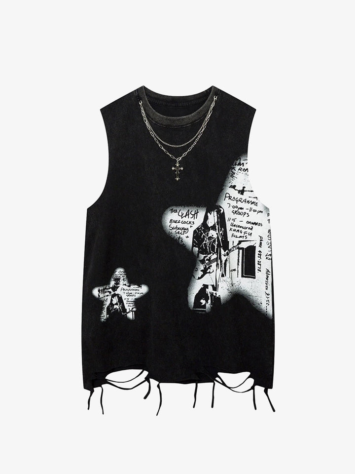 The Clash Graphic Sleeveless Top