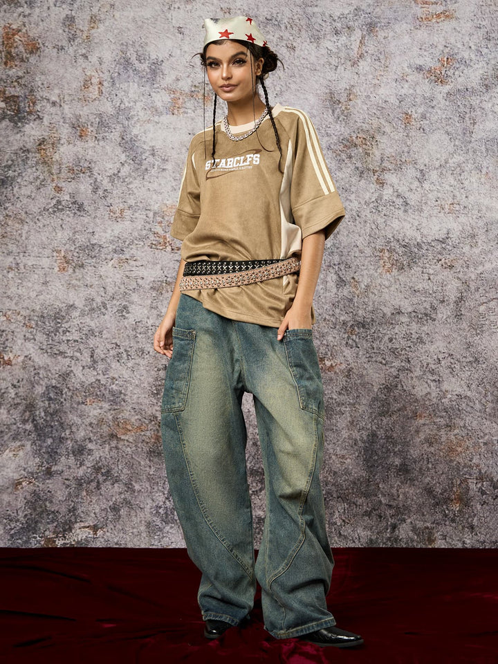 StarCLFS Contrast Letter Shirt