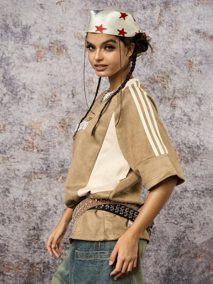StarCLFS Contrast Letter Shirt