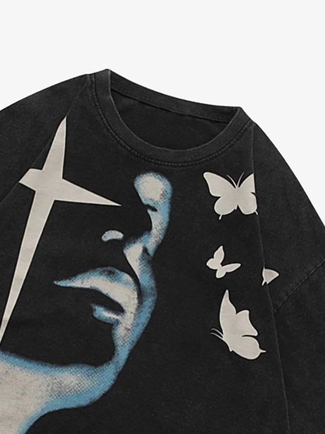 Abstract Portrait Graphic Tee