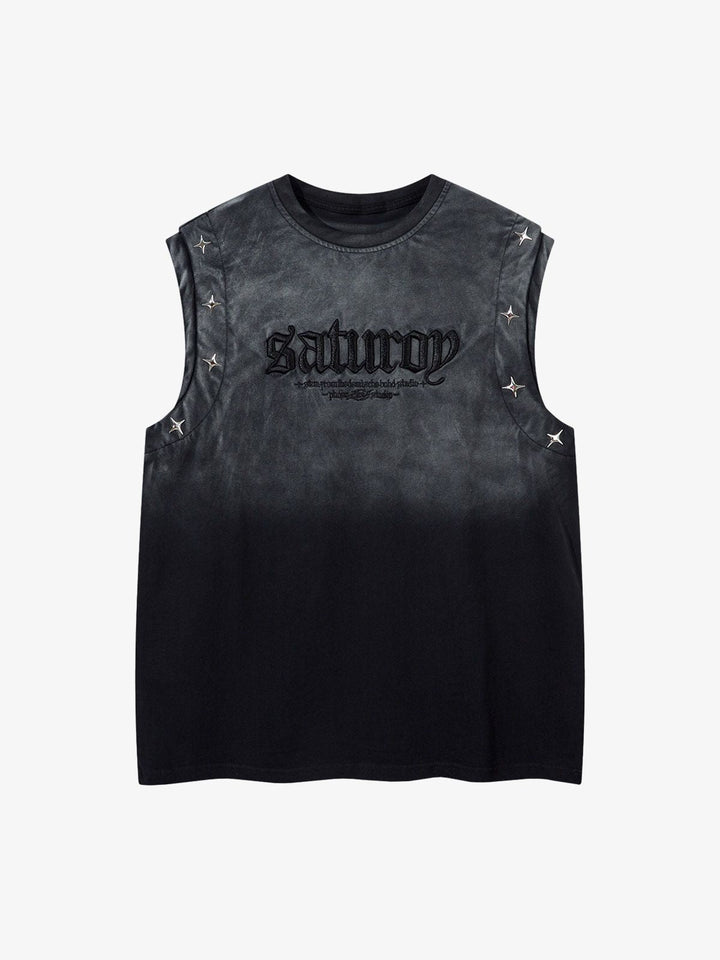 Gradient Embroidered Tank Top