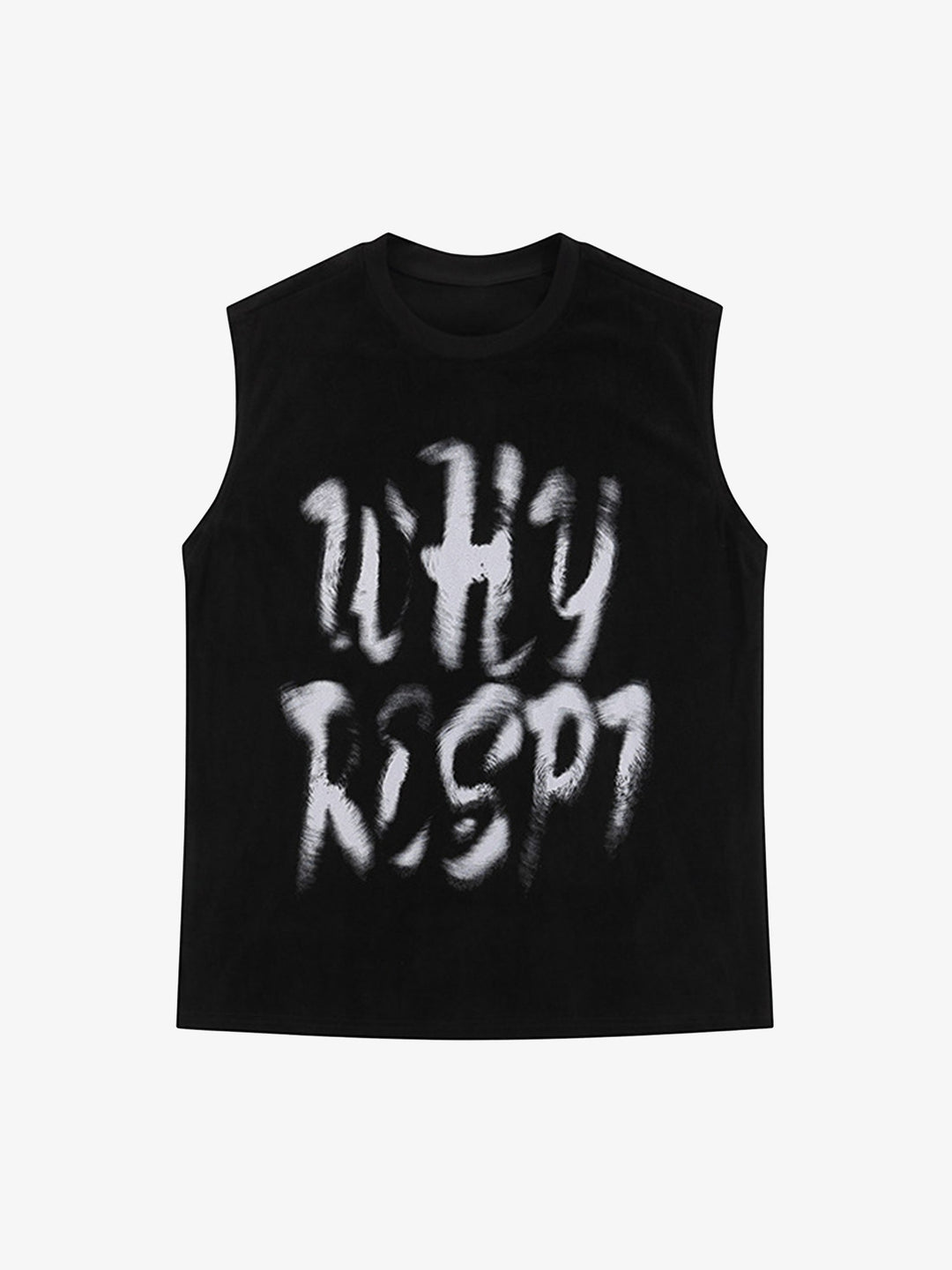 Why Risp7 Sleeveless Graphic Tee
