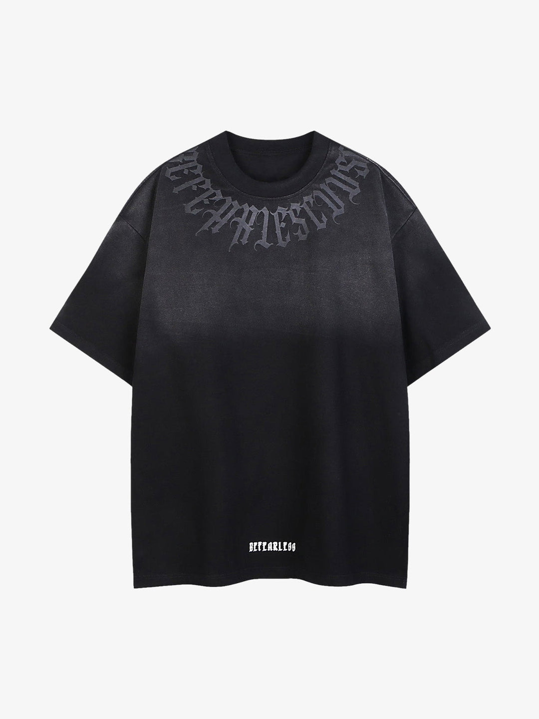 Retro Gradient Letter Shirt