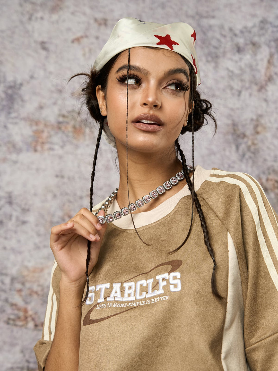 StarCLFS Contrast Letter Shirt