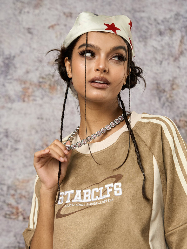 StarCLFS Contrast Letter Shirt