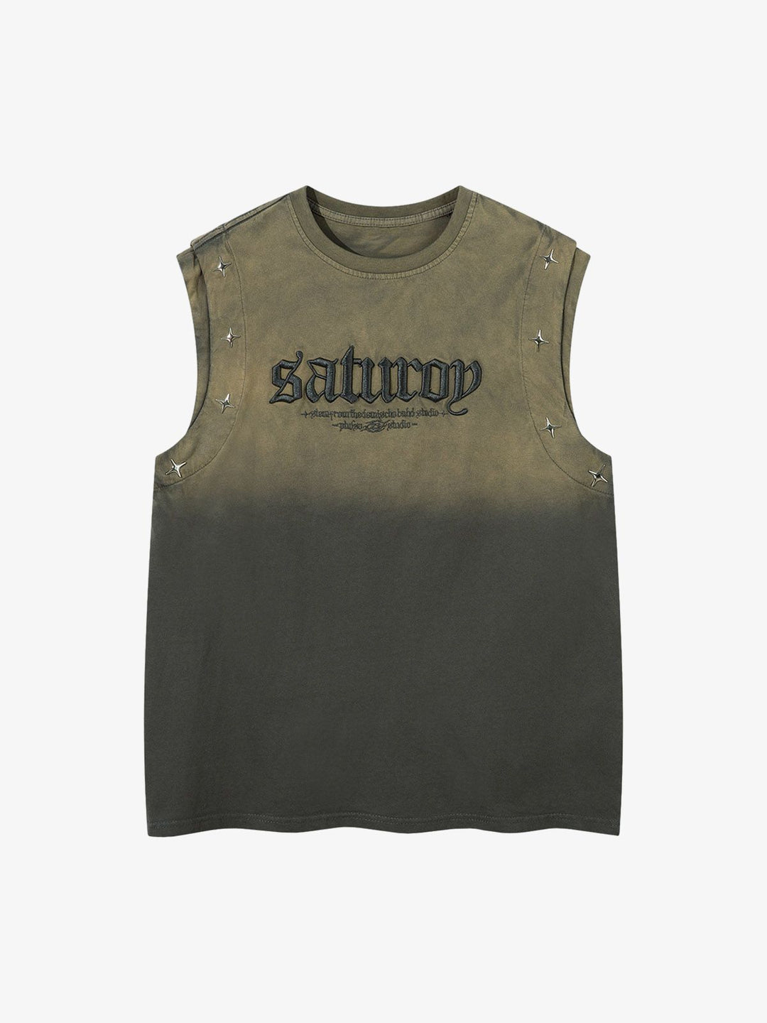 Gradient Embroidered Tank Top