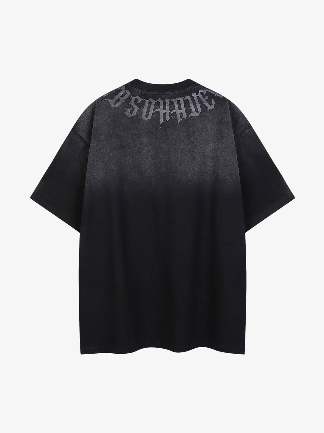 Retro Gradient Letter Shirt
