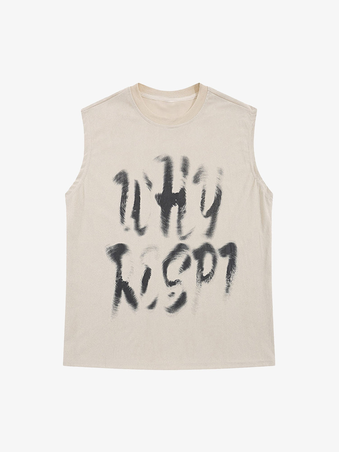 Why Risp7 Sleeveless Graphic Tee