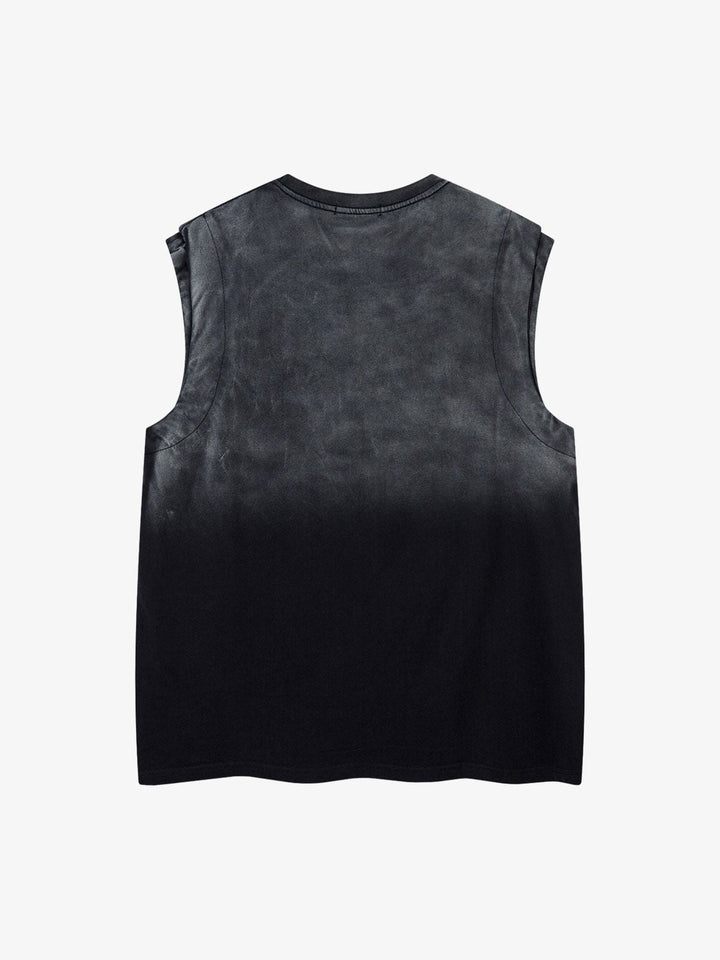 Gradient Embroidered Tank Top