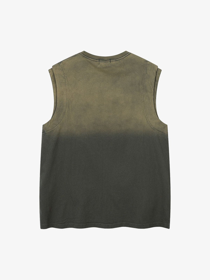 Gradient Embroidered Tank Top