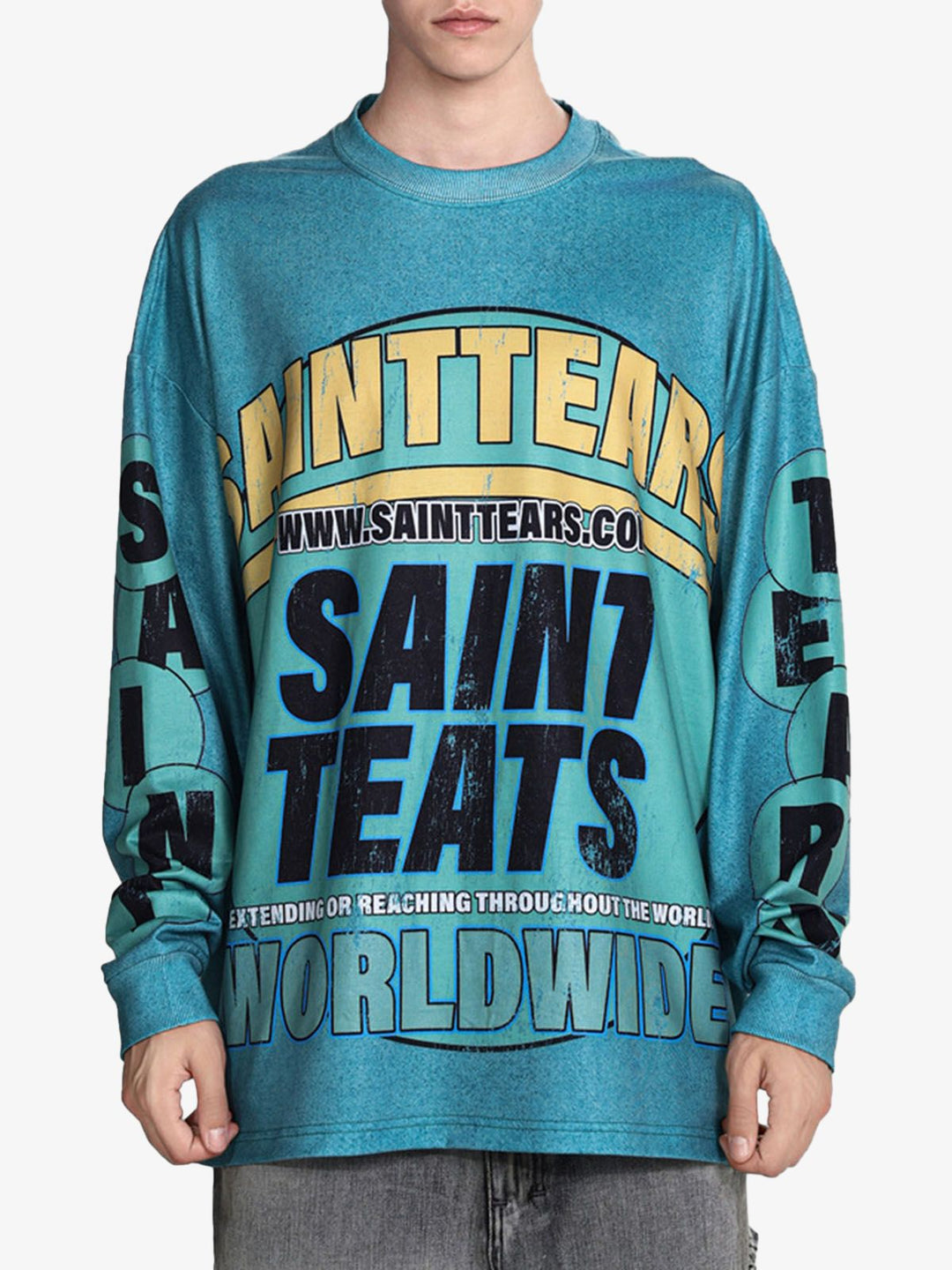 Saint Teats Worldwide Washed Sweatshirt