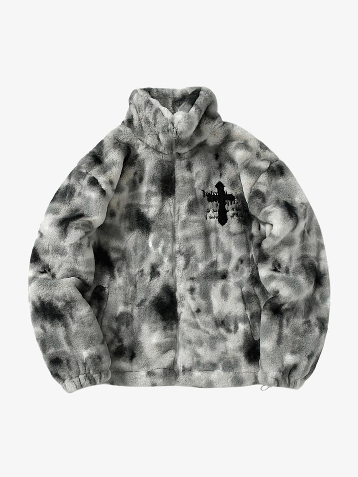 Lambswool Tie-Dye Urban Jacket