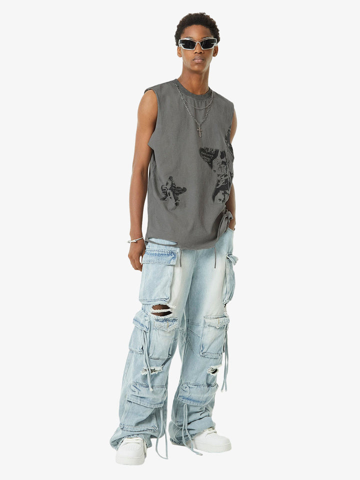 The Clash Graphic Sleeveless Top