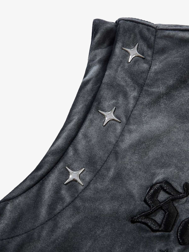 Gradient Embroidered Tank Top
