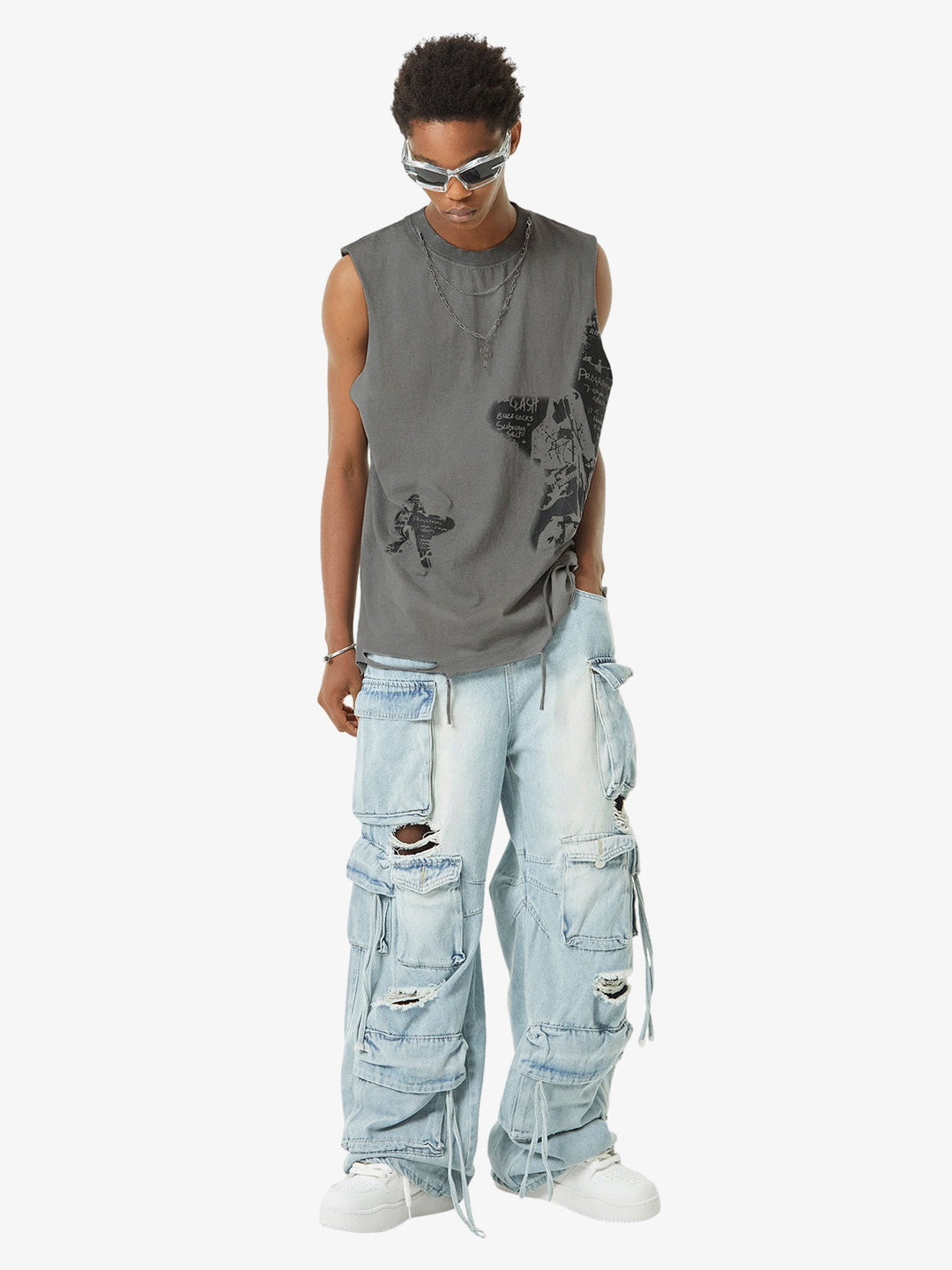 The Clash Graphic Sleeveless Top