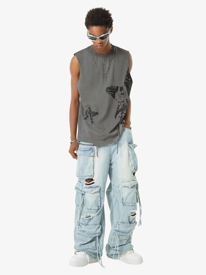 The Clash Graphic Sleeveless Top