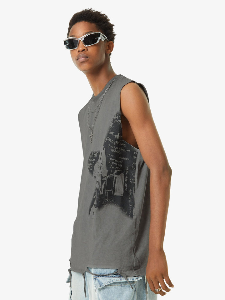 The Clash Graphic Sleeveless Top